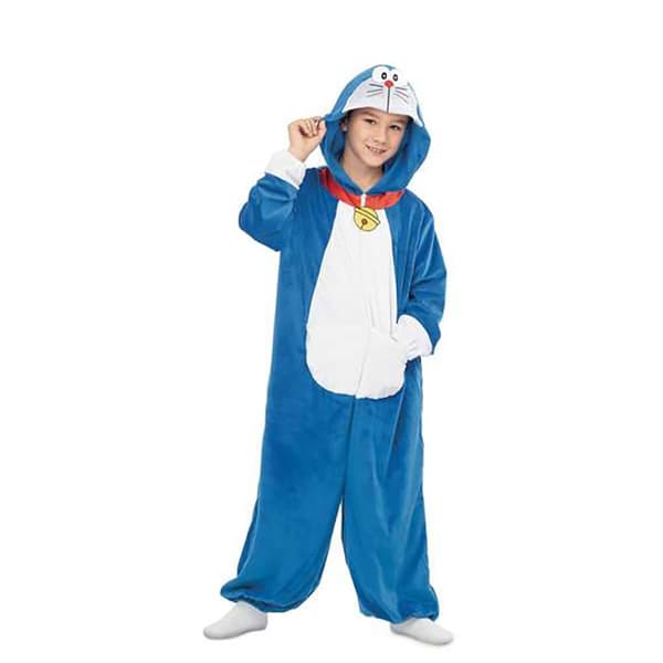Viving Costumes Lasten Pyjama-asu Doraemon  12-14 Years