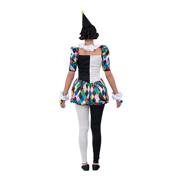 Viving Costumes Aldrig Cever Kostym Arlequina  L