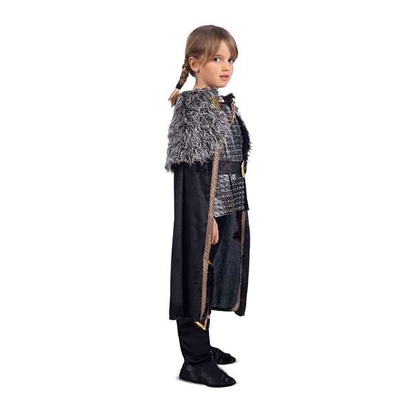 Viving Costumes Lady Viking Med Tunikalager Och Cover Boots Kostym Manguitos  5-6 Years