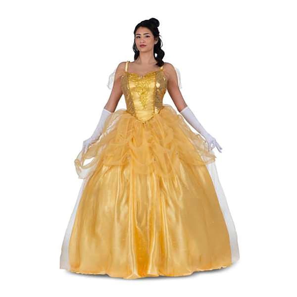 Viving Costumes Prinsessa Bella Lumotut Käsineet Ja Mekko Puku Enaguas  XL