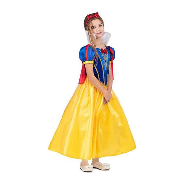 Viving Costumes Prinsessan Förtrollad Skog Med Och Pannband Klänning Kostym Capa Enaguas  7-9 Years