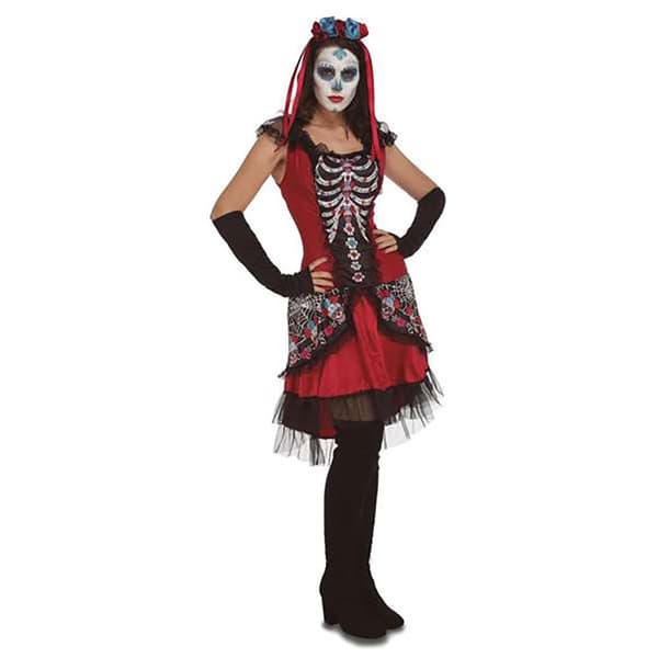 Viving Costumes Kostume Sugar Skull  M-L