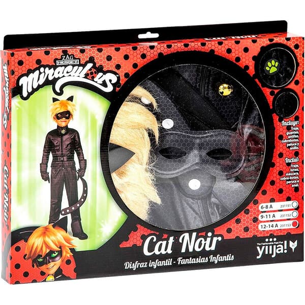 Viving Costumes Tilpasset Børn Cat Sort 6-8 Years