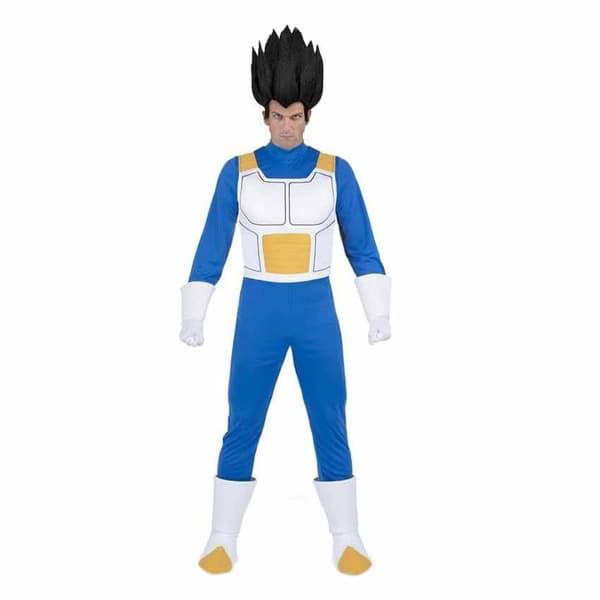 Viving Costumes Med Skjorter Vest Handsker Og Betræk Kostume Vegeta  XL