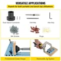 Miniatyrbillede 5 af 5: Lomme Hul Jig Kit, Opgraderet Aluminium, Justerbar Tømrer Samling