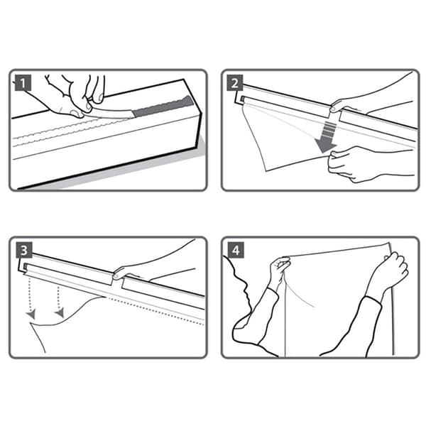 Nobo Tør Slette Ark Instant 60x80 Cm 25 Enheder