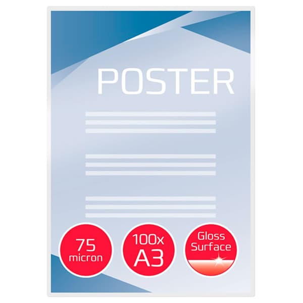 Gbc Laminerande Kuvert A3 303x426 Mm 100 Enheter