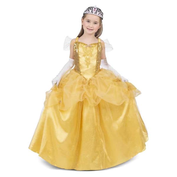 Viving Costumes Prinsesse Rose Fortryllet Med Kjolehandsker Og Tiara Kostume Enaguas  10-12 Years