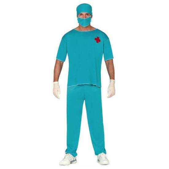 Guirca Voksen Kirurgkostume  48-50