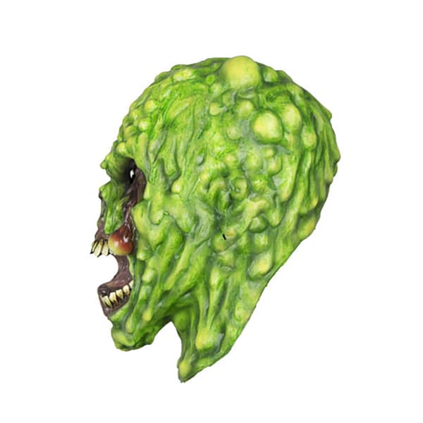Ghoulish Biohazard Zombie Mask Neck Maske