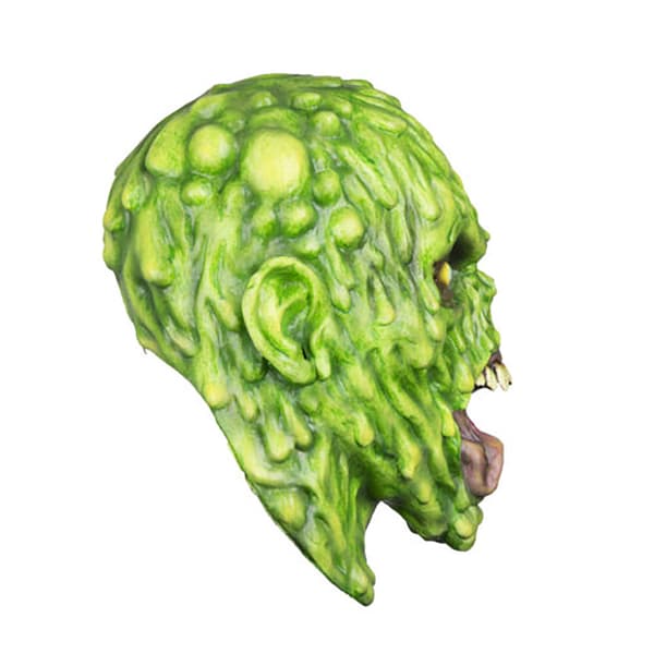 Ghoulish Biohazard Zombie Mask Neck Maske