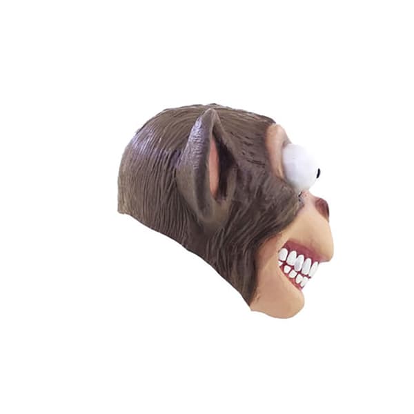 Ghoulish Chimp Head Maske