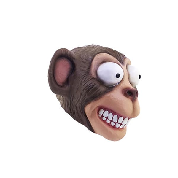 Ghoulish Chimp Head Maske