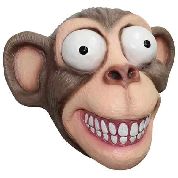 Ghoulish Chimp Head Mask