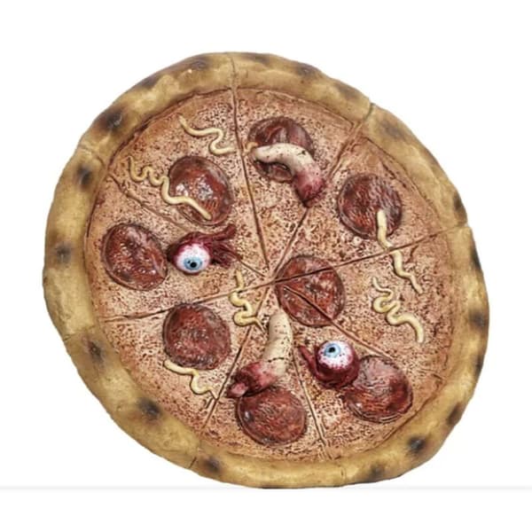 Ghoulish Nasty Pizza Hjem Dekorative