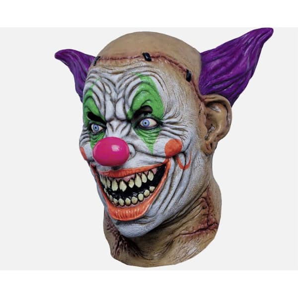 Ghoulish Psycho Neon Clown Neck Maske