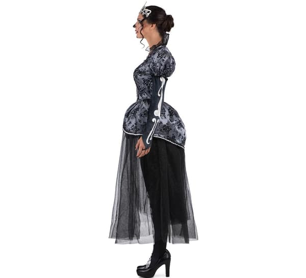 Mom Elegant Katakombdrottningdräkt Svart S