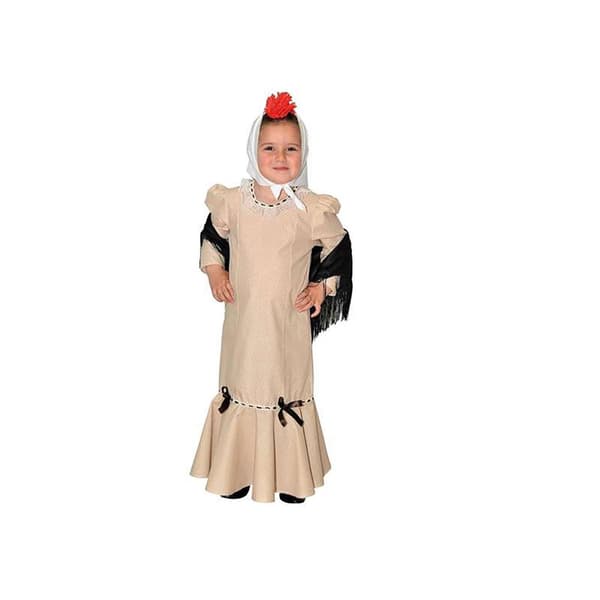 Creaciones Llopis Girl Custom Chulapa Beige 7-9 Years