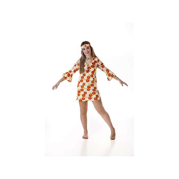 Creaciones Llopis Kjole Hippie 3 Huller Brugerdefinerede Orange M