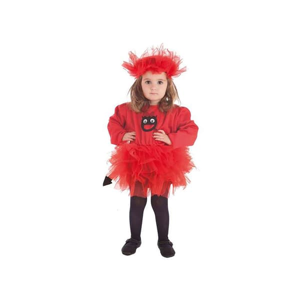 Creaciones Llopis Devil Girl Custom Tutú Rød 3-5 Years