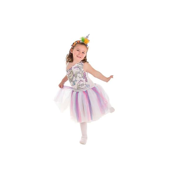 Creaciones Llopis Yksisarvispukeutunut Tyttö Yksilöllisesti Pinkki 7-9 Years