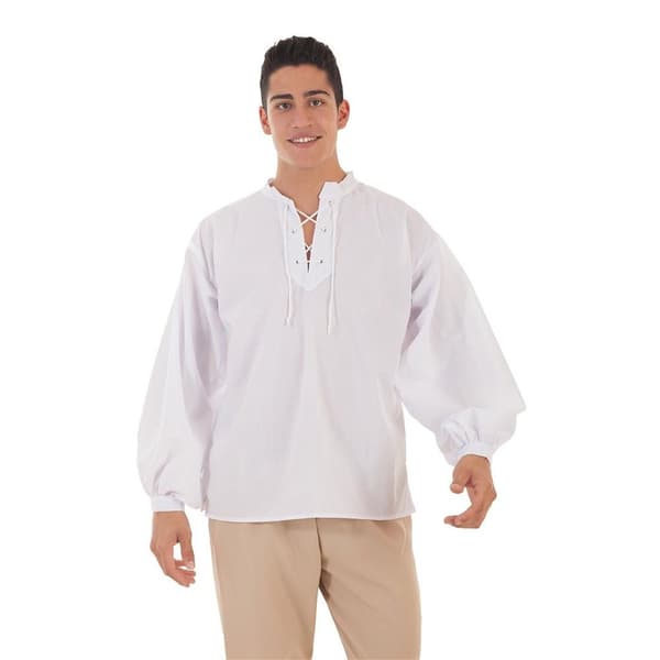 Creaciones Llopis Shirt Man Custom Medieval Valkoinen L