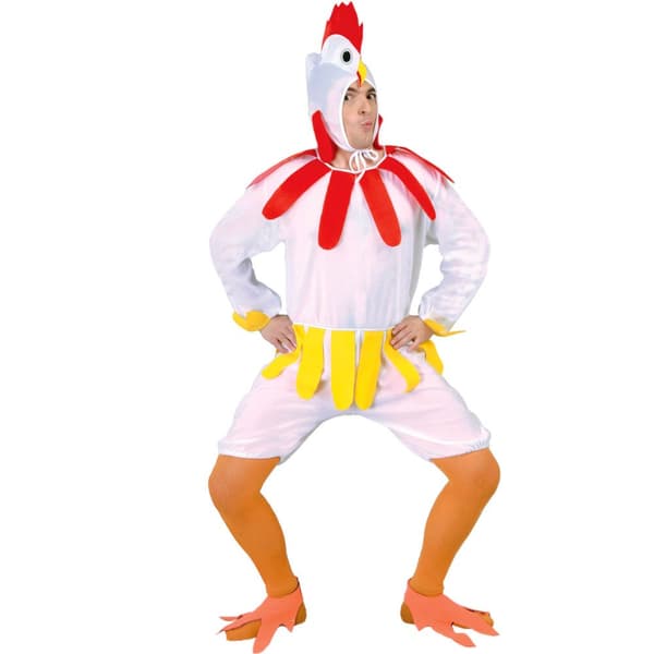 Generico Kostume Gallina Hvid 52-54