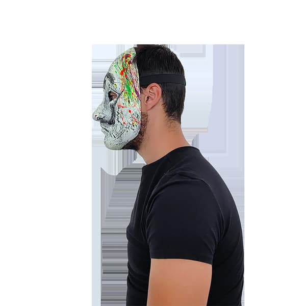 Ghoulish Neon Kunstner Maske