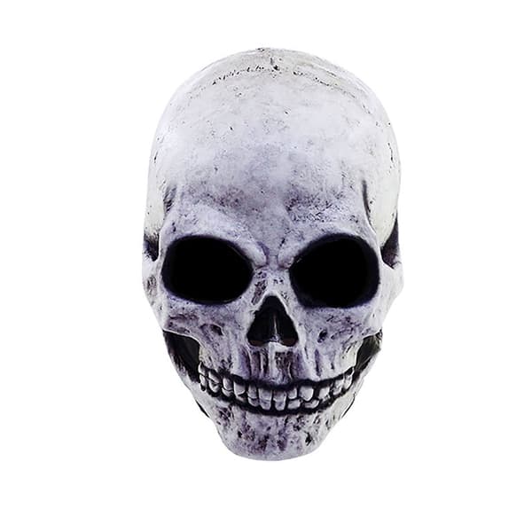 Ghoulish Hvid Kraniemaske