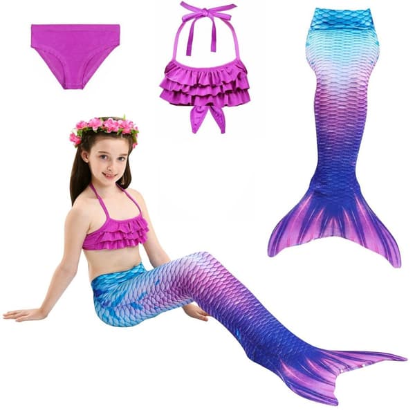 Havfruekostume MASTER Badedragt 130 cm Pink