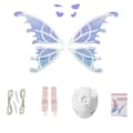Miniatyrbillede 1 af 2: Butterflyvinger, 4 vinger & skelet, tilpasselige stropper,2Pcs-Med Lys