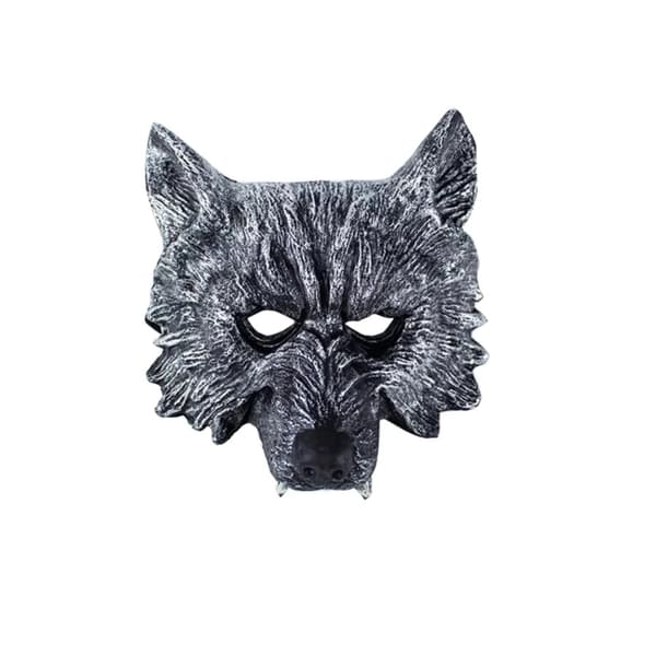 Maske, miljøvenligt materiale, fuld ansigtsdækning,Ulven