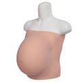 Miniatyrbillede 1 af 2: Realistisk Silikone Fake Gravid Mave, Blød Hudlignende Tekstur, 9 Måneders Udseende,Normal stil farve 2, 9 måneder