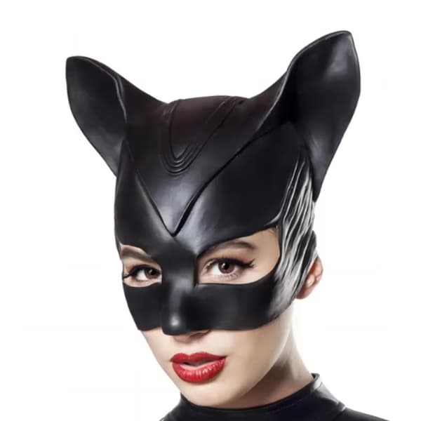 Kattmask, Färgmålning, Bekväm Passform,Svart
