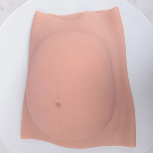 Silicone Raskaana Olevan Vatsa, Lääkärin Luokan Silikoni, Realistinen Muotoilu, Mukava Istuvuus,Alaston, Kesäkuu