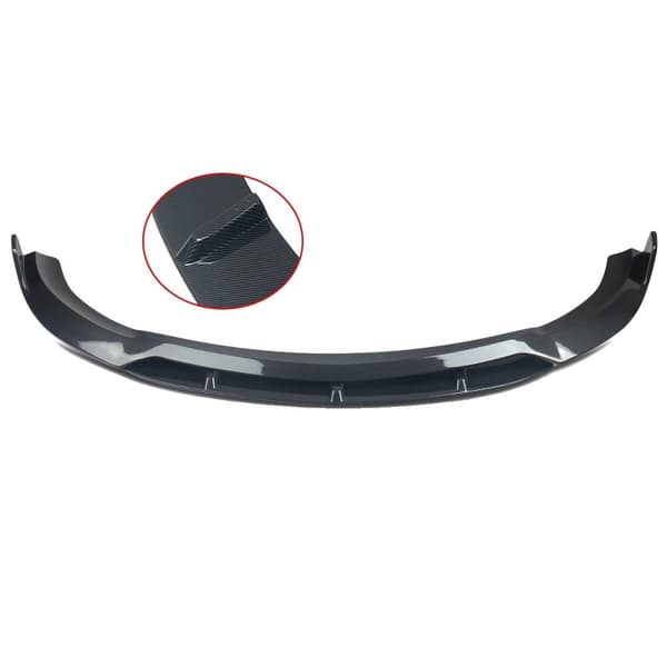 Frontsplitter, ABS-plast, AMG-stil, skräddarsydd passform,Kolfiberutseende