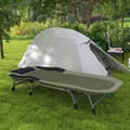 Miniatyrbillede 2 af 9: Camping Seng, 200x85x40-51 cm, Grøn