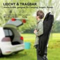 Miniatyrbillede 3 af 9: Camping Seng, 200x100x36 cm, Sort