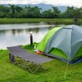 Miniatyrbild 2 av 9: Campingbädd, 190x68x52 cm, Grå