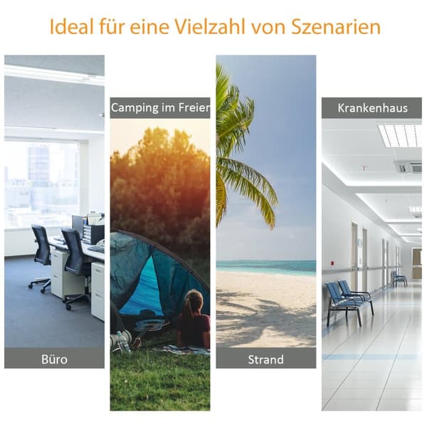 Camping Seng, 190x68x52 cm, Sort