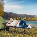 Miniatyrbillede 2 af 9: Camping Seng, 190x68x52 cm, Sort