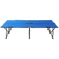Miniatyrbillede 9 af 9: Sammenklappelig Camping Seng til 2 Personer, 193x125x40 cm, Blå+Sort