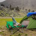 Miniatyrbillede 2 af 9: Camping Seng, A20-194, 200x73x49 cm, Grøn Sort