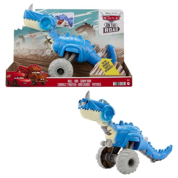 Disney Pixar Cars On the Road Roll-and-Chomp Dino Vehicle
