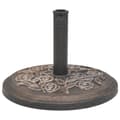 Miniatyrbilde 2 av 7: vidaXL Parasollfot harpiks rund bronse 9 kg