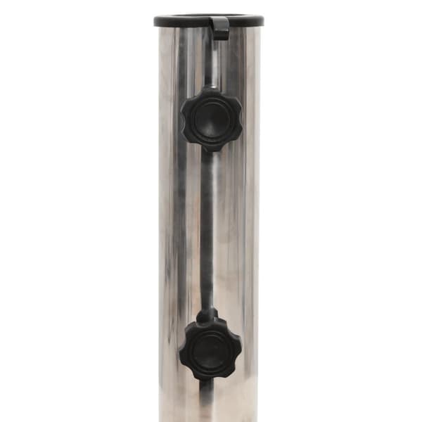 vidaXL parasolfod granit 30 kg rund sort