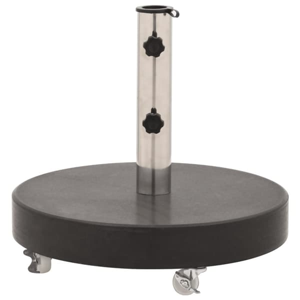 vidaXL parasolfod granit 30 kg rund sort