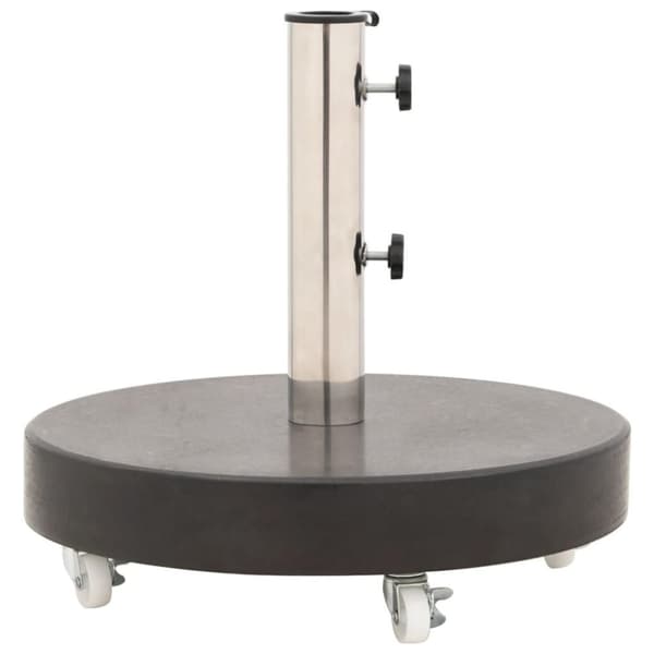 vidaXL parasolfod granit 30 kg rund sort