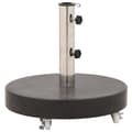 Miniatyrbilde 8 av 9: vidaXL Parasollfot granitt rund 30 kg svart