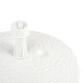 Miniatyrbillede 5 af 6: vidaXL parasolfod 20 l sand- eller vandfyldt plastik rattanlook hvid